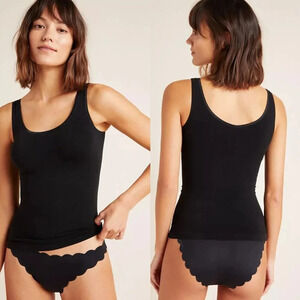 Anthropologie Seamless Shaping Tank in Off White Size Large NWOT